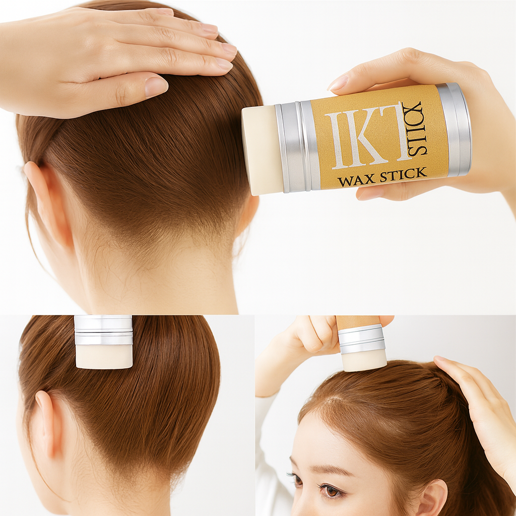 Long-Lasting Waterproof Hair Wax Stick for Finishing Touches and Styling